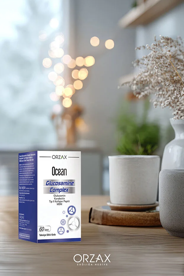 Glukozamin Kompleks (Glukozamin, Kondritin, Tip 2 Kolajen, Magnezyum, MSM, Şeytan Pençesi) 60 Tablet